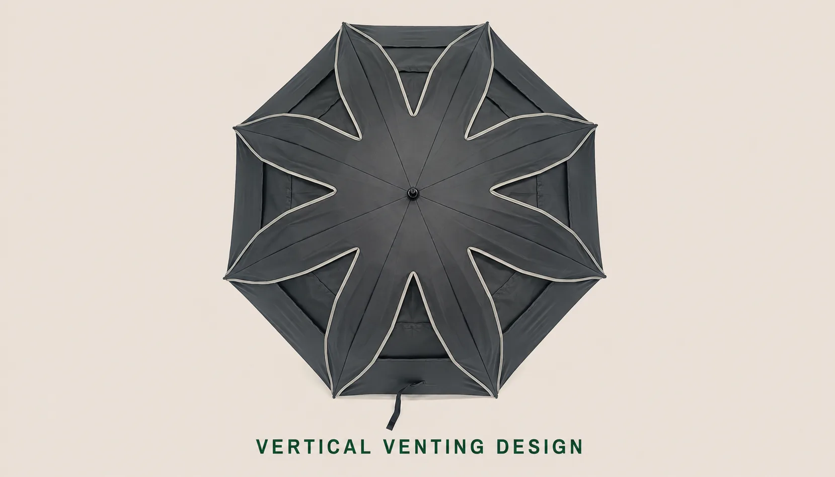Vertical-venting canopy detail